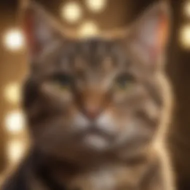 Tabby Cat Personality Traits Illustration showcasing tabby cat personality traits
