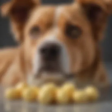 Healthy Alternatives to Butter for Dogs Various healthy treat alternatives for dogs arranged on a surface