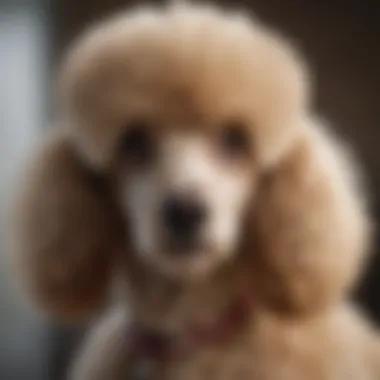The Role of Standard Poodles in Assistance Standard Poodle providing assistance to a person