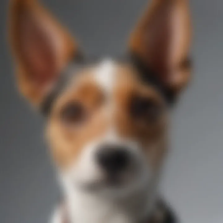 Close-up of a Toy Fox Terrier's expressive face highlighting its charming features.