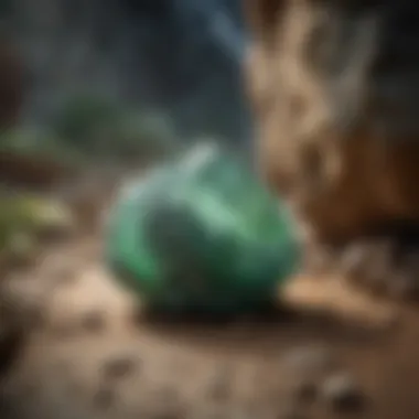 A geological overview of jade deposits, featuring the natural formations where jade is found.