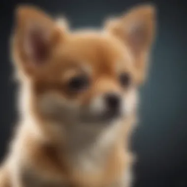 Unique Characteristics of Pomchi Puppies Close-up of a Pomchi's unique features