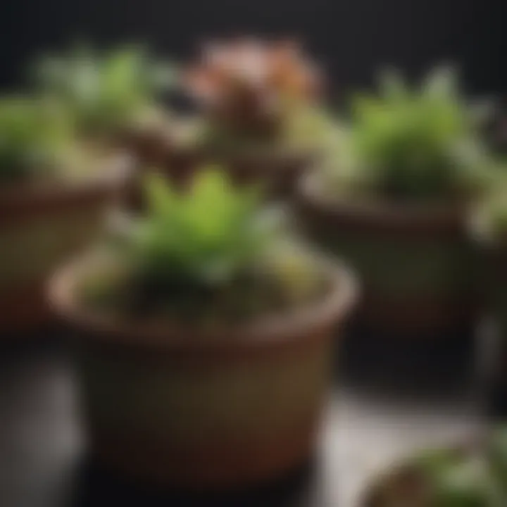 Different types of plastic containers suitable for Venus Fly Trap cultivation