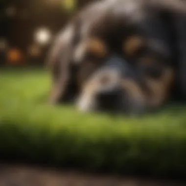 Durable Texture of Fake Grass for Dogs Close-up of synthetic grass showcasing its texture and durability.