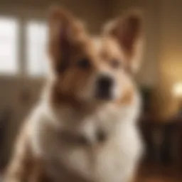 A well-groomed dog sitting proudly after a grooming session.