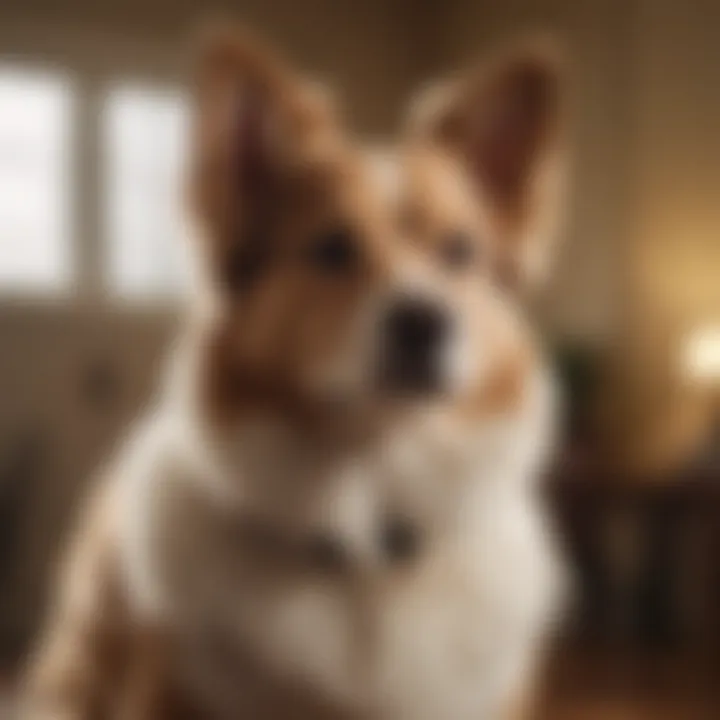 A well-groomed dog sitting proudly after a grooming session.