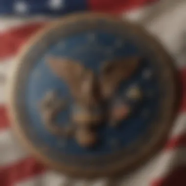 Cultural Heritage Reflected in the United States Marine Corps Flag United States Marine Corps flag showcasing the eagle, globe, and anchor