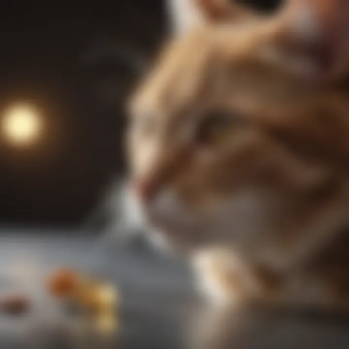 Chart comparing types of flea and tick medication for cats