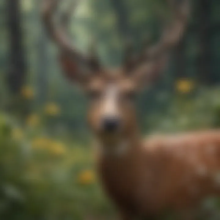 Close-up of a flowering plant deer avoid