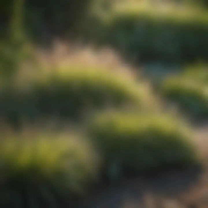 A well-maintained garden highlighting the role of perennial grasses in landscape design.