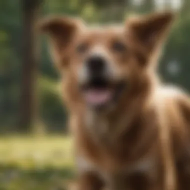 Importance of Preventive Care for Dogs A happy dog playing outdoors, representing preventive care.