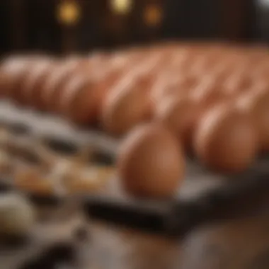 Nutrition's Role in Hen Egg Production Healthy feed spread out for hens, showcasing nutritional variety.