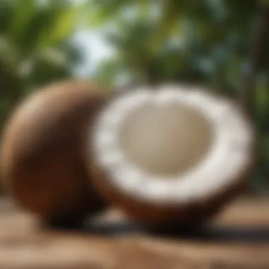 Exploring Coconut Varieties Different varieties of coconut nuts