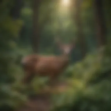 Plants that Naturally Repel Deer A variety of plants that repel deer in a garden