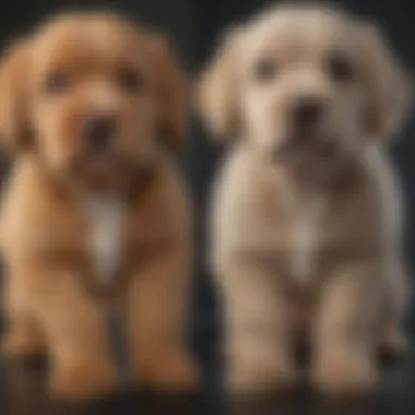 Pad Texture Variations Comparison of pad textures between different dog breeds.