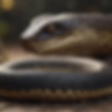 Comparison of Snake Behavioral Traits Side-by-side comparison of two snake species highlighting behavioral traits