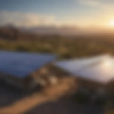 Environmental Benefits of Solar Energy Environmental benefits of solar energy illustrated through nature and clean energy