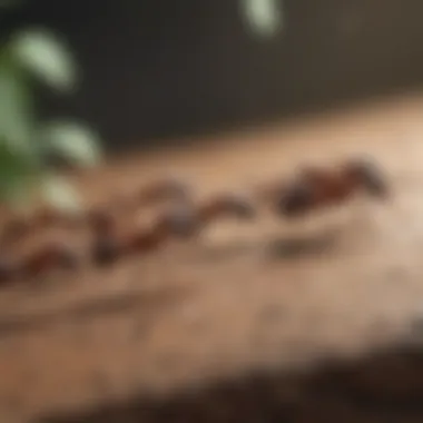 Diverse Ant Species Identified Close-up of various ant species on a surface