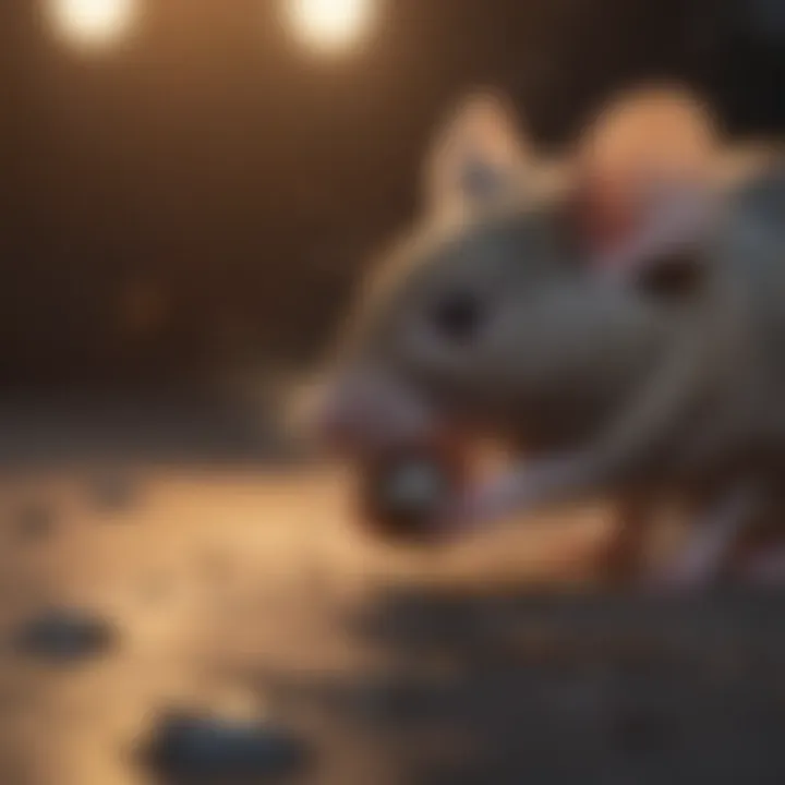 Mice reacting to ultrasonic repellents