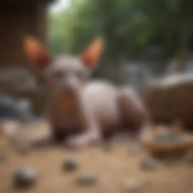 Exploring Litter Options for Sphynx Cats Sphynx cat exploring different types of litter