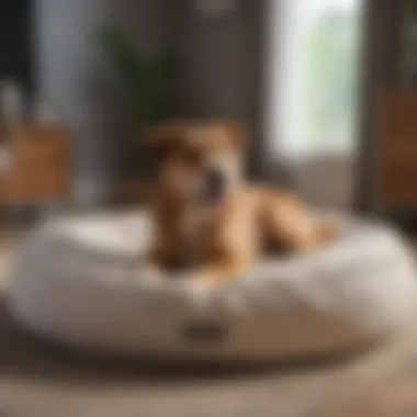 Orthopedic medium dog bed for joint support