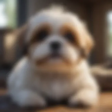 Socialization for Shih Tzu Puppies Shih Tzu puppy socializing with other dogs