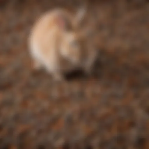 Close-up of high-quality rabbit pellets showcasing texture and color