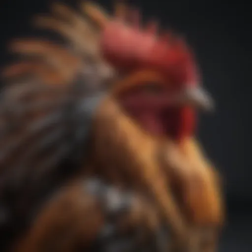 Various rooster breeds showcasing unique feather patterns