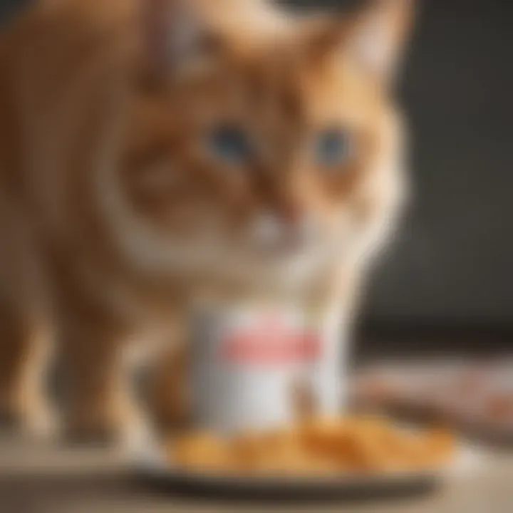 Illustration of key nutritional ingredients found in Royal Canin Hypoallergenic HP Cat Food