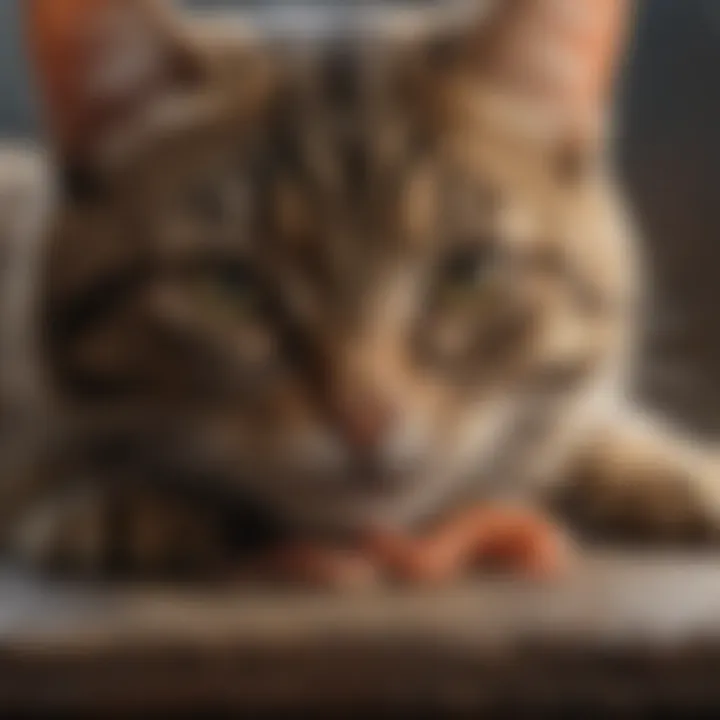 Signs of worm infestation in cats