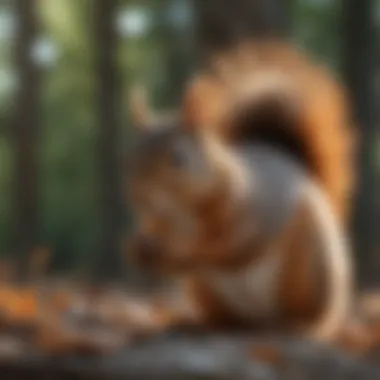 Environmental factors influencing squirrel behavior