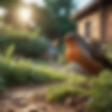Creating a Maintained Space to Discourage Robins A well-maintained outdoor space
