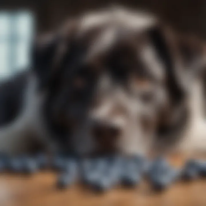 A veterinarian discussing the health benefits of blueberries for dogs