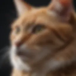 A bottle of premium cat ear cleaning solution with natural ingredients