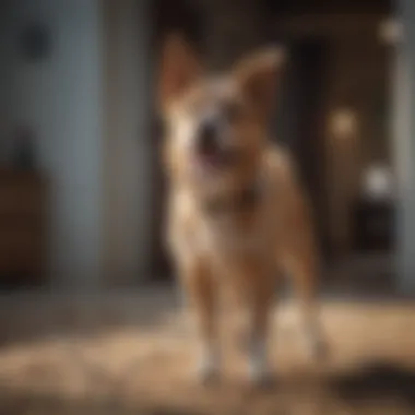 A joyful dog being welcomed in a new country after a smooth relocation.