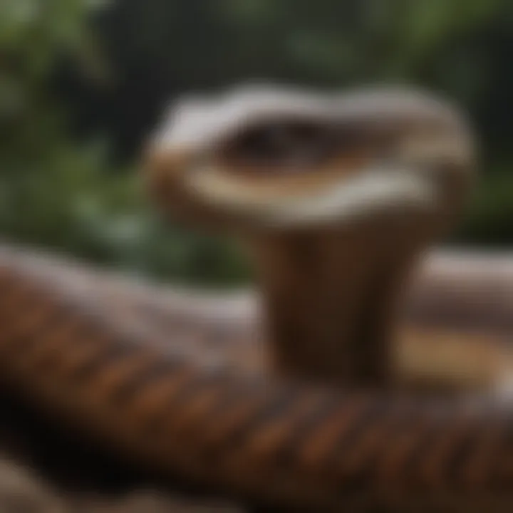 A visual representation of conservation efforts aimed at protecting the Diamondback Cobra