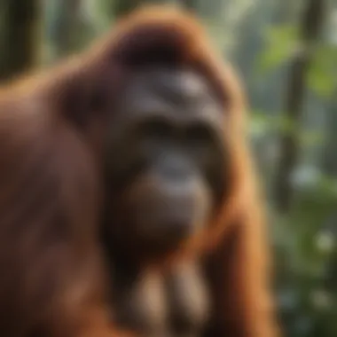 Orangutan's role in forest ecosystems