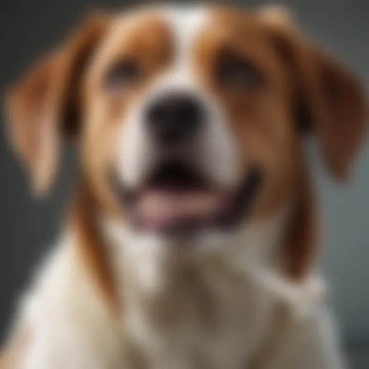 An infographic illustrating the dental health benefits of artificial dog bones.