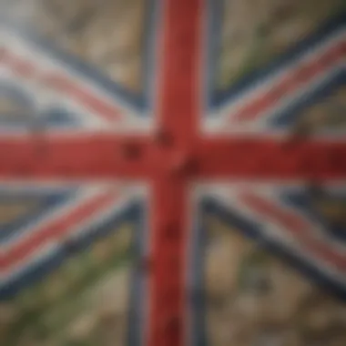 Mapping the Nations Under the Union Jack A map of the United Kingdom highlighting its nations and the Union Jack