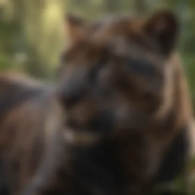 A close-up of a panther in a serene moment, highlighting its role in biodiversity.