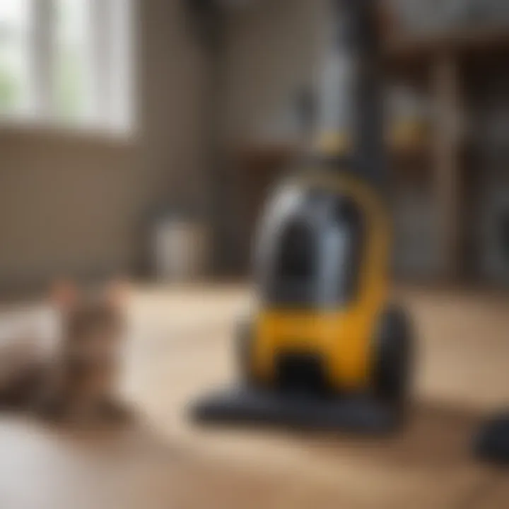 Comparison chart of different pet vacuum cleaner brands and their features