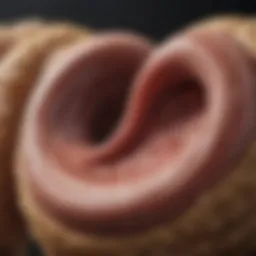 Visualization of a healthy dog's digestive tract