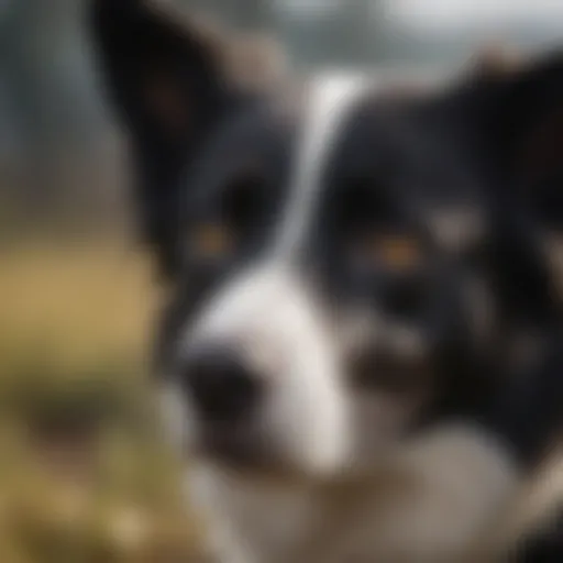 A close-up of a Border Collie showcasing its alertness and intelligence.