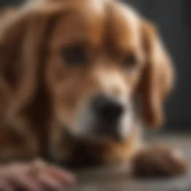 Veterinary Insights on Canine Health A veterinarian examining a dog for health concerns