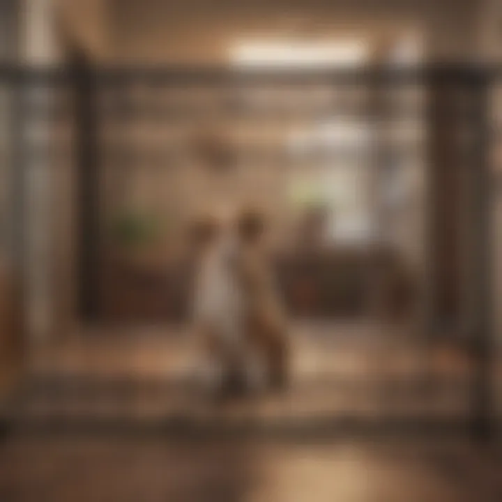 Durable materials used in a high pet gate for safety