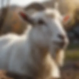 Diverse goat breeds showcasing size variations