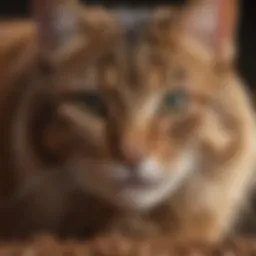 Nutritional breakdown of high-protein cat food