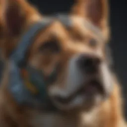Close-up of a microchip designed for pet identification.