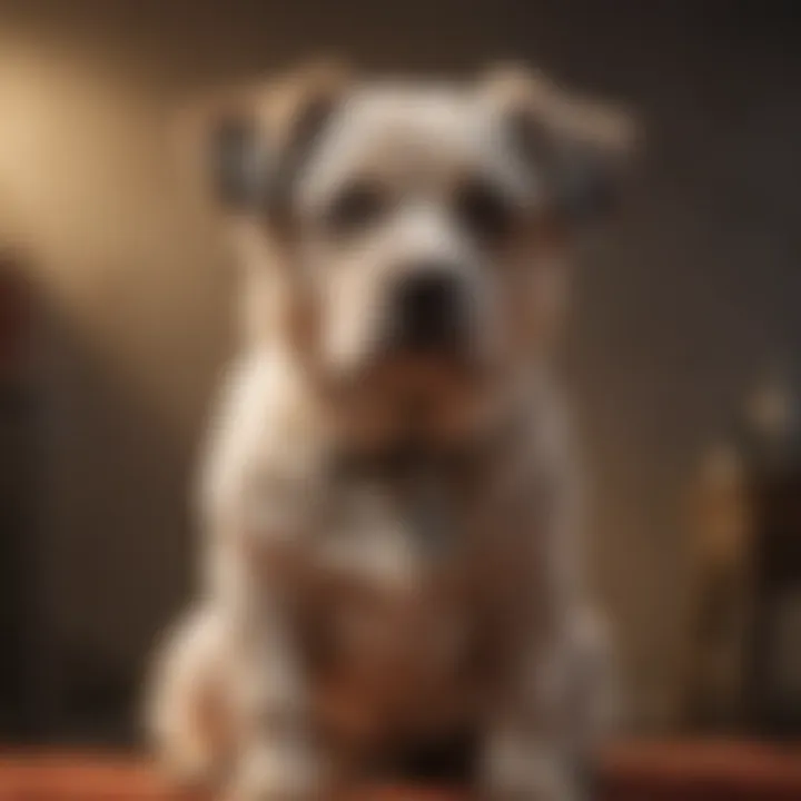 Infographic explaining the genetics behind dog shedding and hypoallergenic traits.