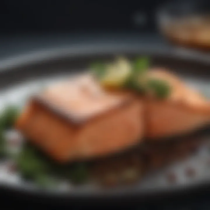 Culinary dish featuring Keta Salmon